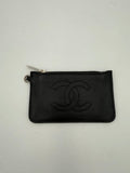 Chanel CHANEL Lamb Leather Coin Purse/Card Holder