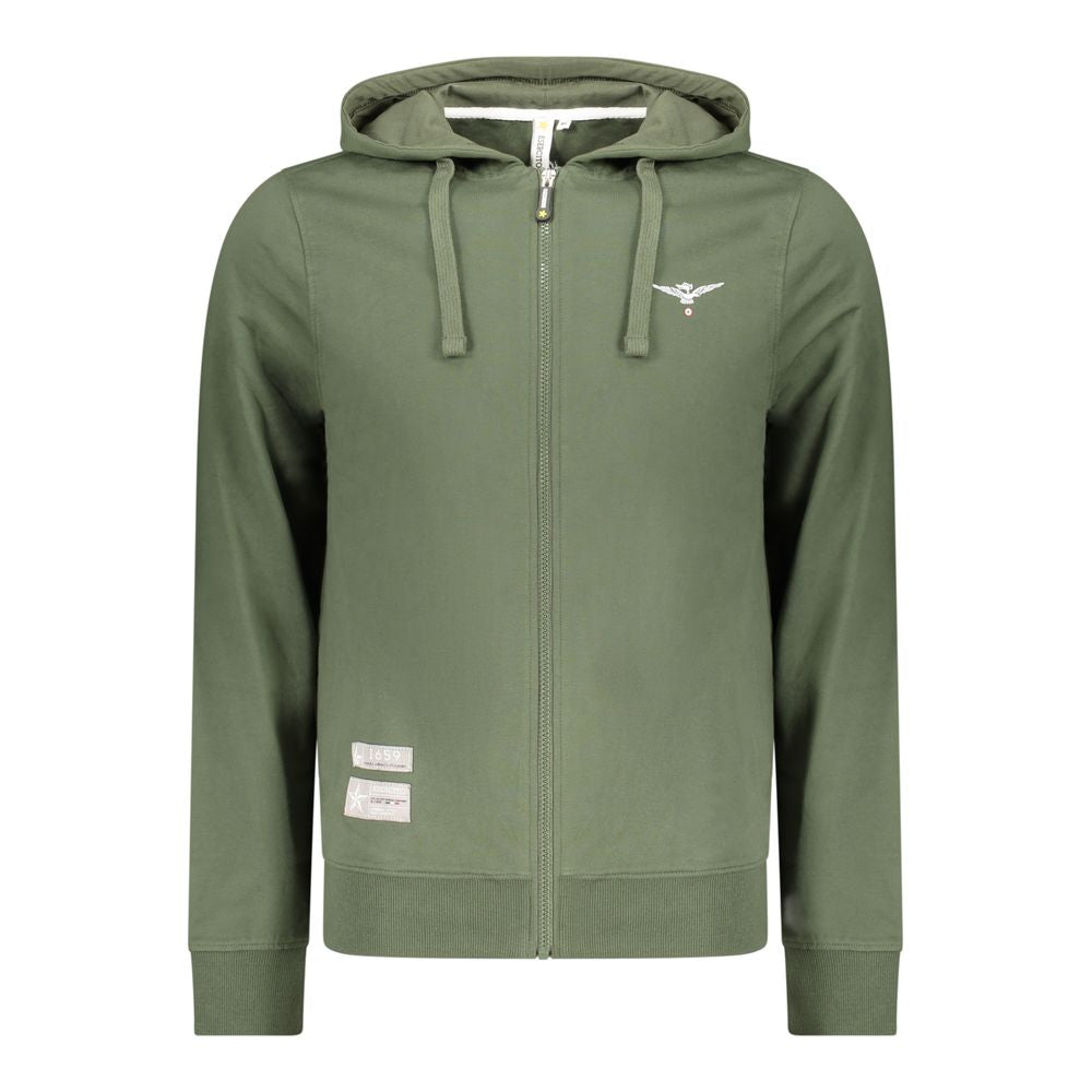 Accademia Militare Verde Cotton Men Hoodie