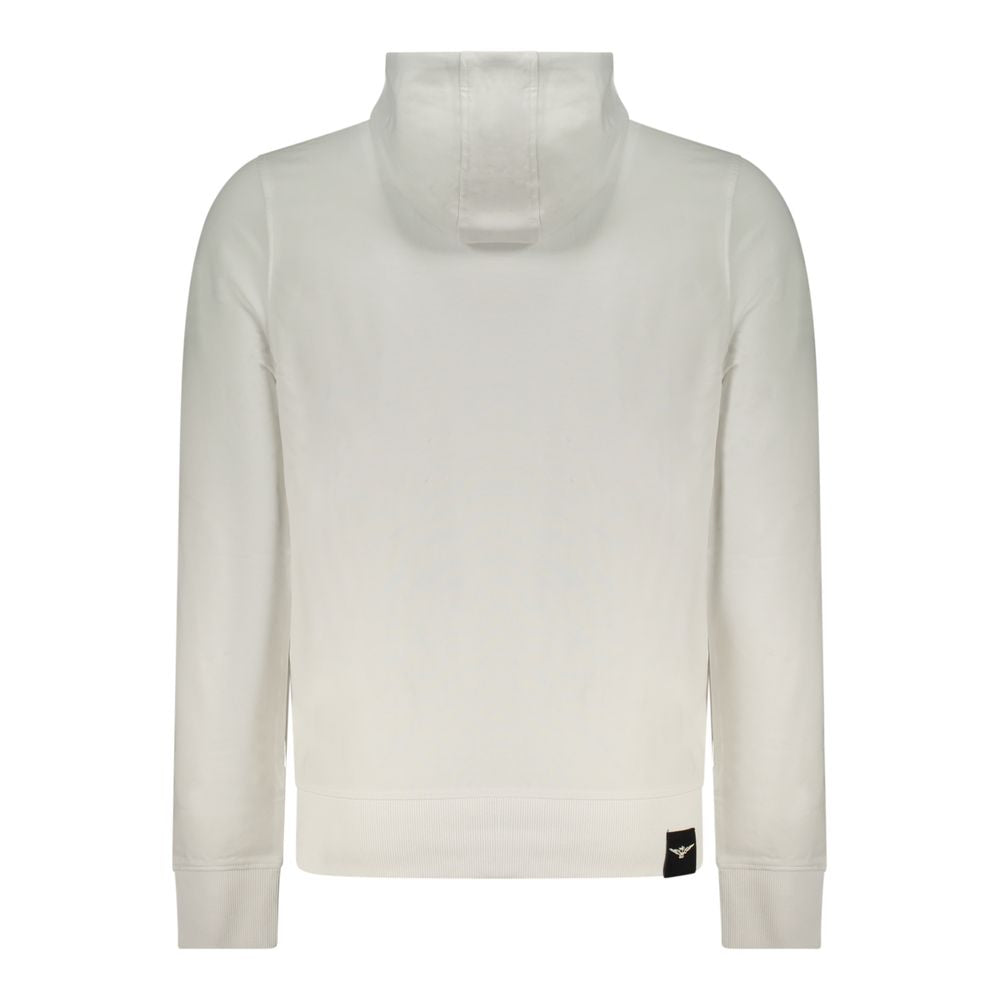 Accademia Militare White Cotton Men's Hoodie