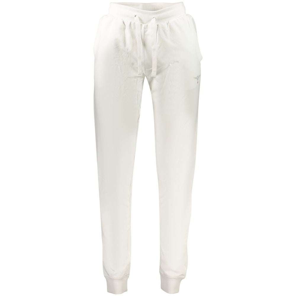 Accademia Militare White Cotton Men's Trouser