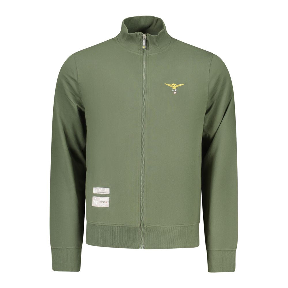 Accademia Militare Verde Cotton Menswear Sweatshirt
