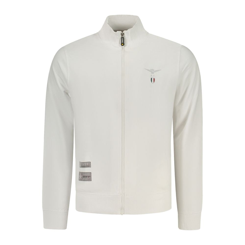 Accademia Militare White Cotton Men Sweatshirt