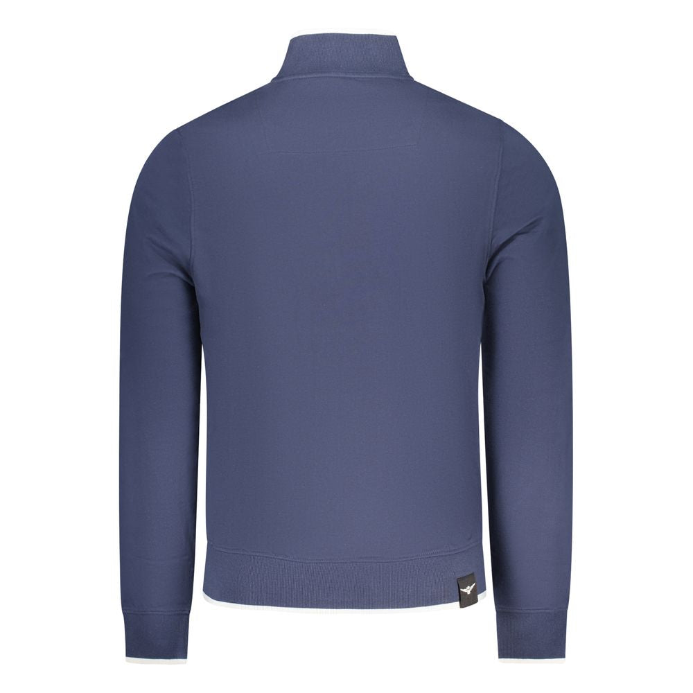 Accademia Militare Blue Cotton Men Sweatshirt