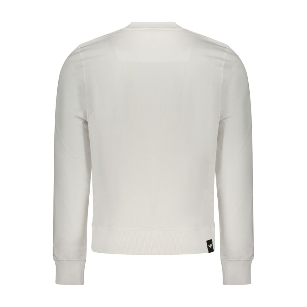 Accademia Militare Bianco Cotton Men Sweatshirt Accademia Militare