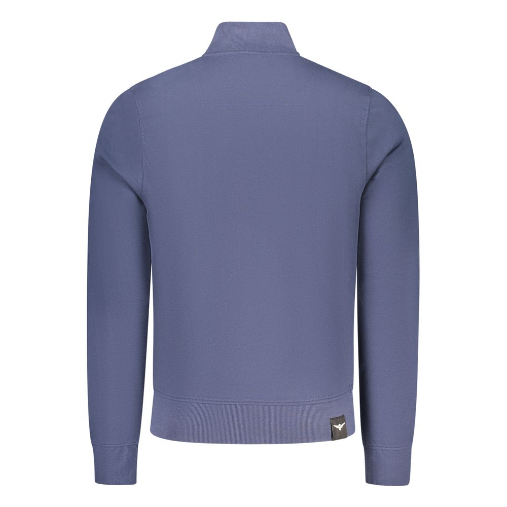Accademia Militare Blue Cotton Men Sweatshirt