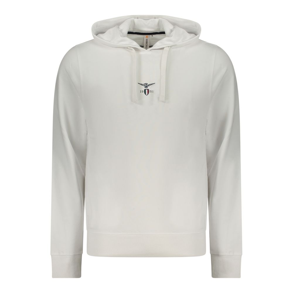 Accademia Militare White Cotton Men's Sweatshirt