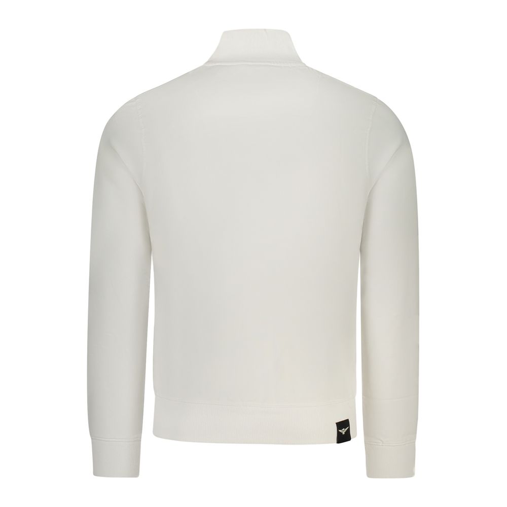 Accademia Militare White Cotton Men's Sweatshirt Accademia Militare