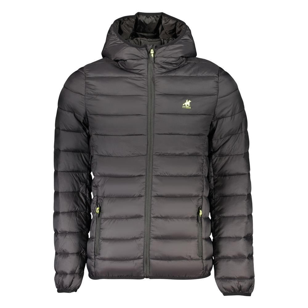 U.S. Grand Polo Black Polyester Men's Jacket
