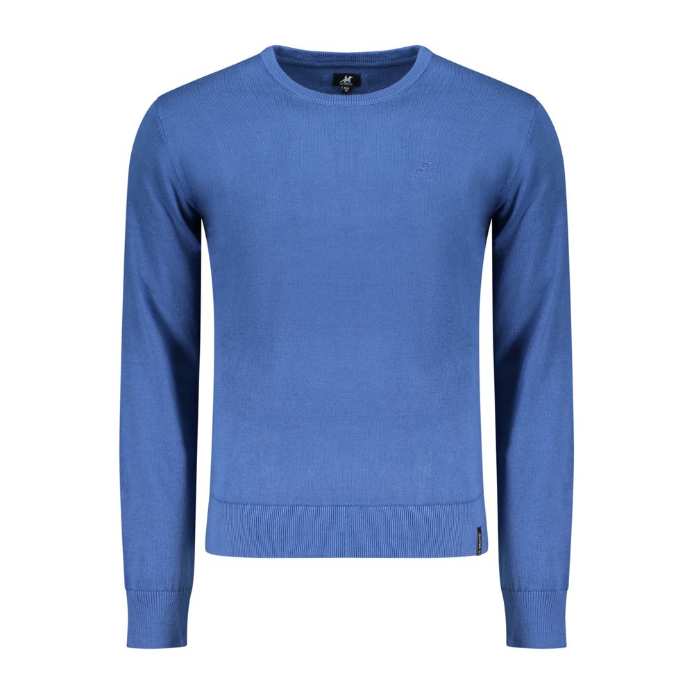 U.S. Grand Polo Blue Cotton Men Sweater