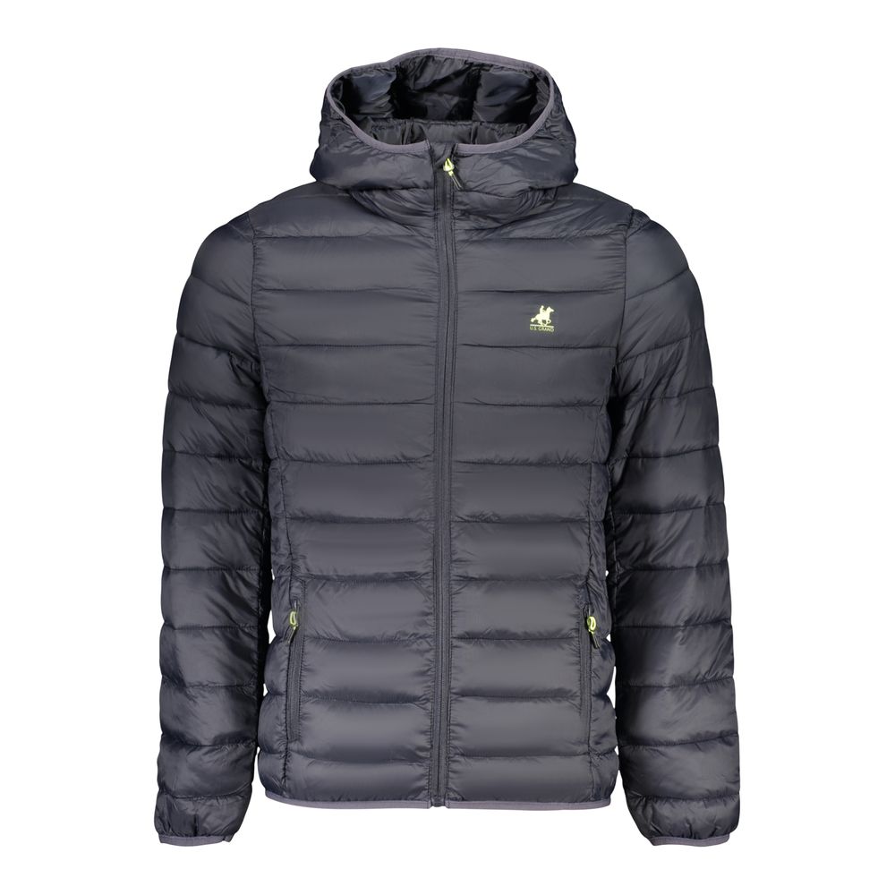 U.S. Grand Polo Blue Polyester Men's Jacket