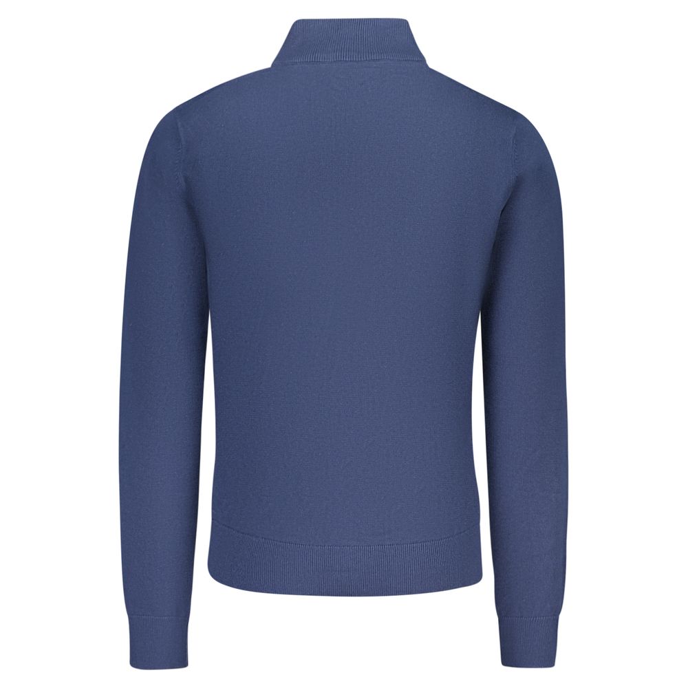 U.S. Grand Polo Blue Cotton Men's Sweater