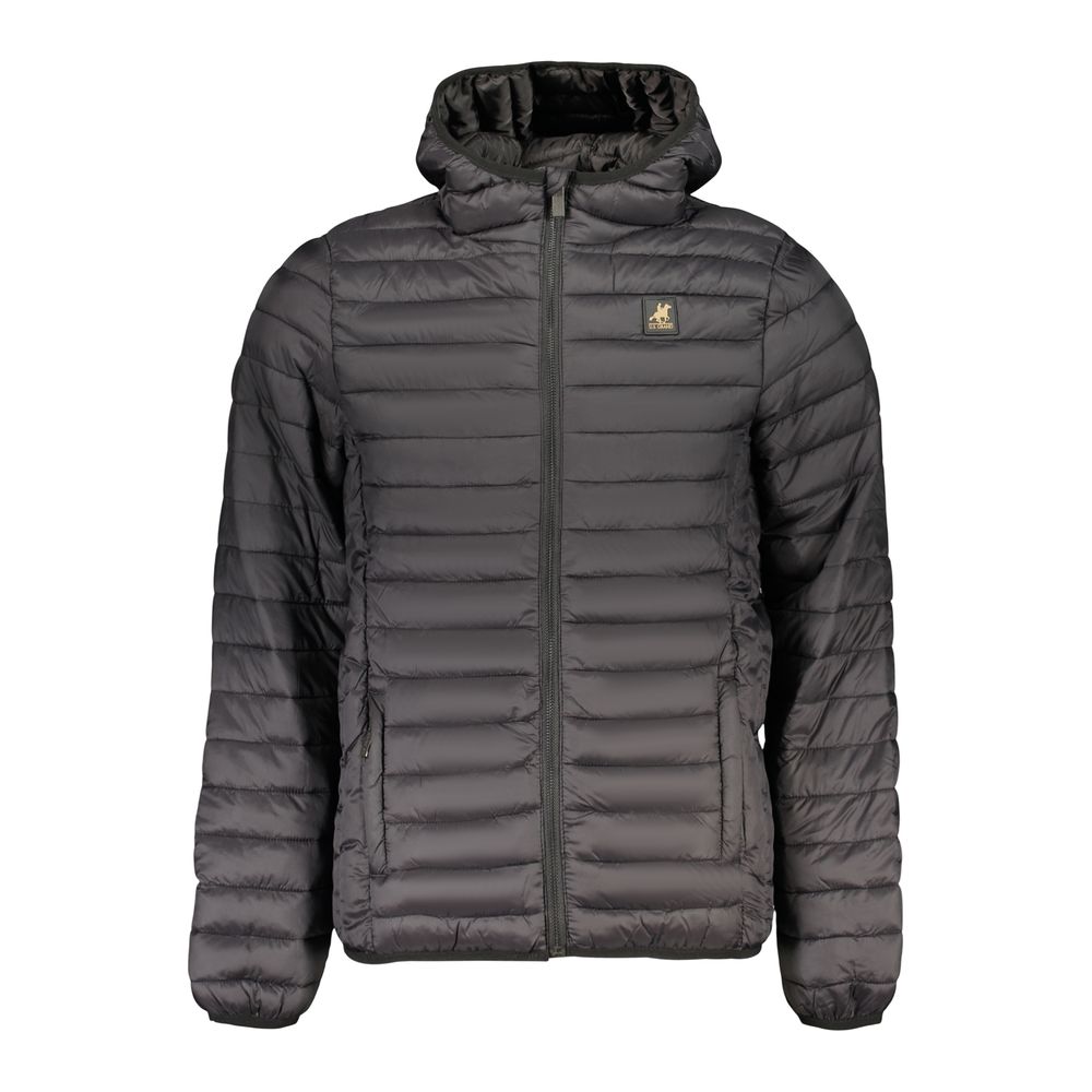 U.S. Grand Polo Black Polyester Men's Jacket