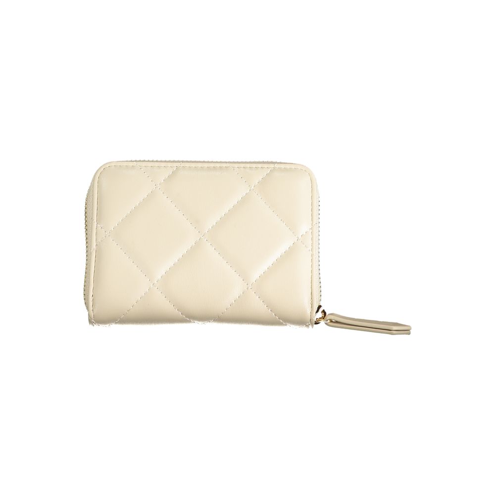 Mario Valentino Beige Polyurethane Women's Wallet