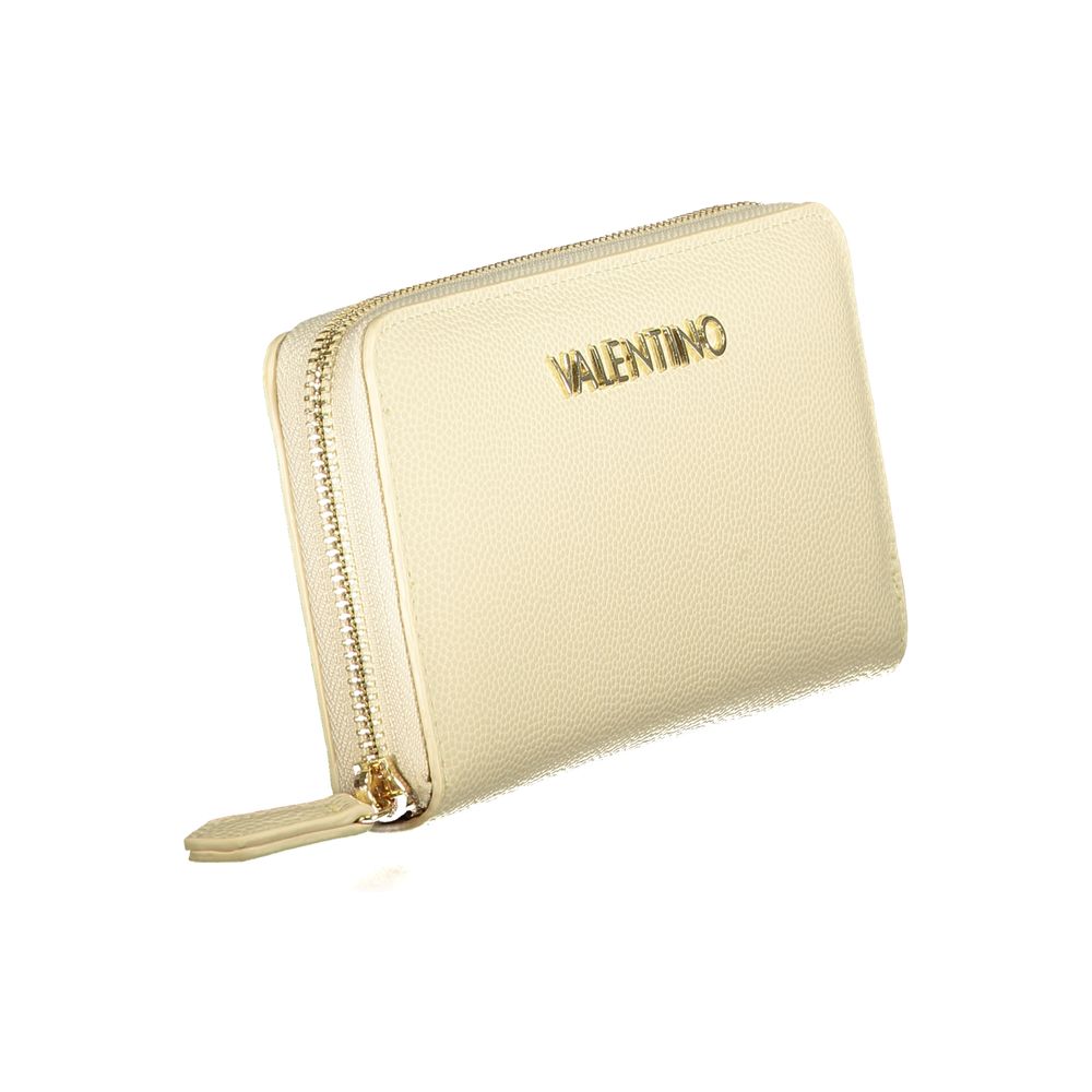 Mario Valentino Beige Polyurethane Women's Wallet