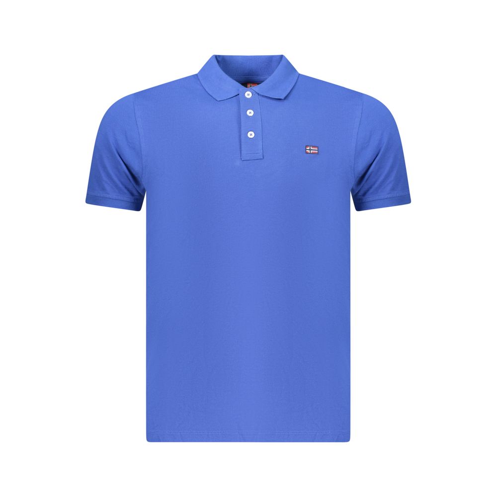 Norway 1963 Blue Cotton Men's Polo Shirt