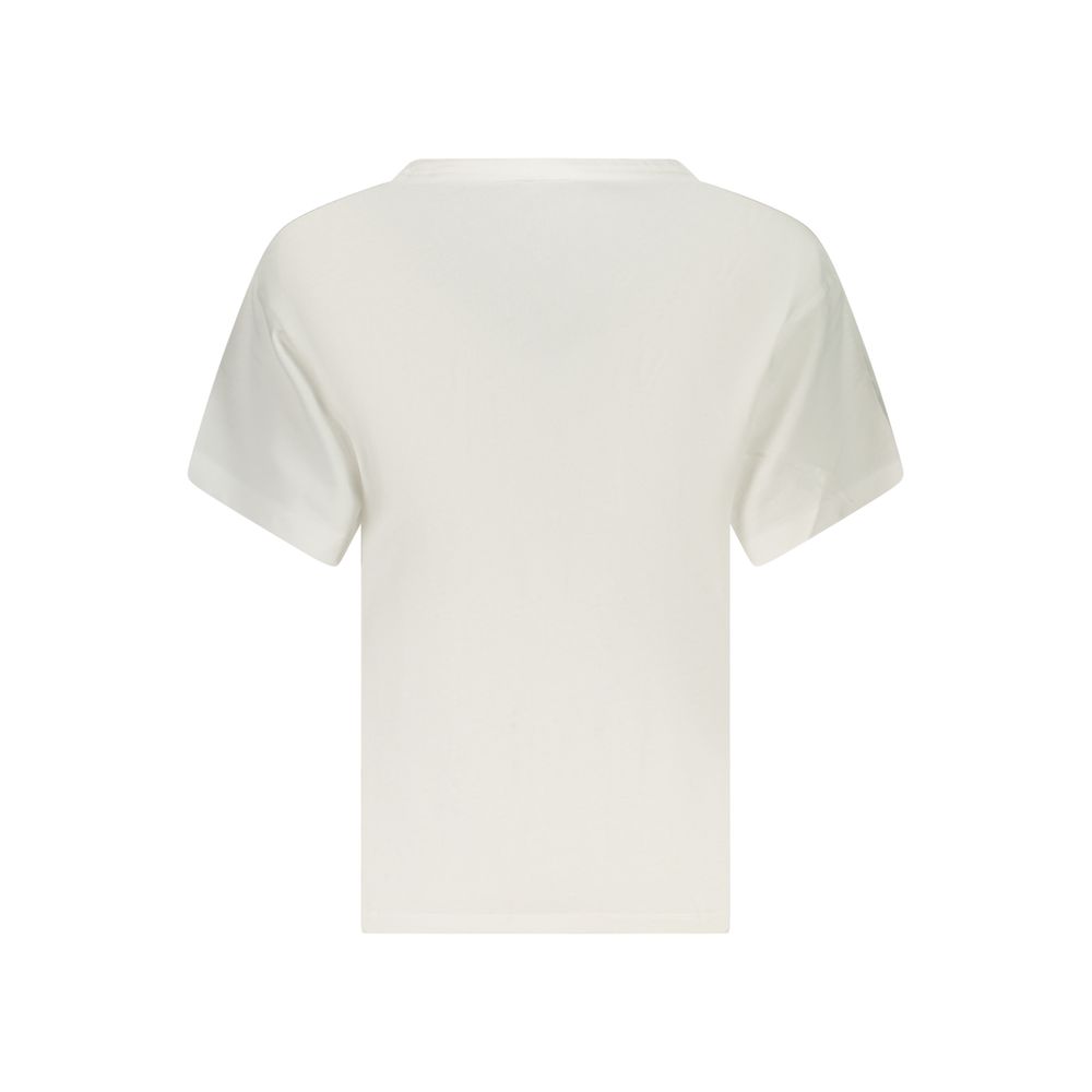 Pepe Jeans White Cotton Women T-Shirt