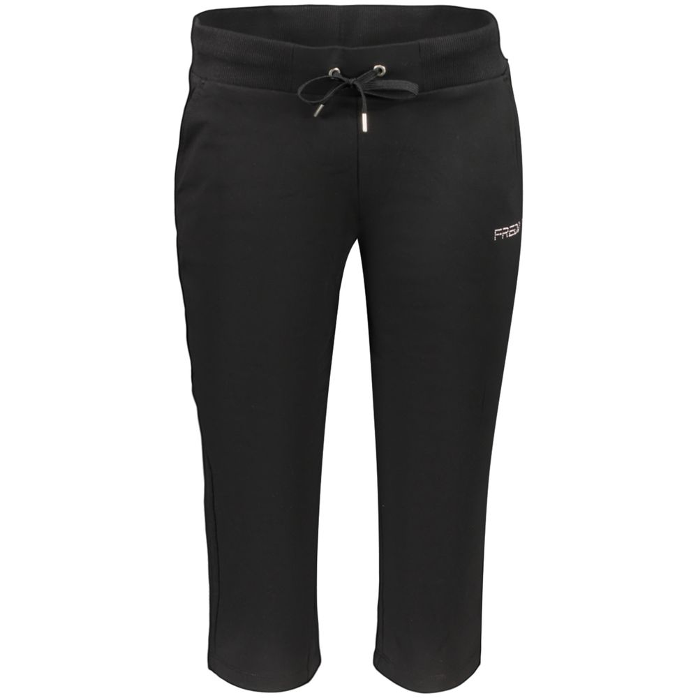Freddy Black Cotton Women's Pant