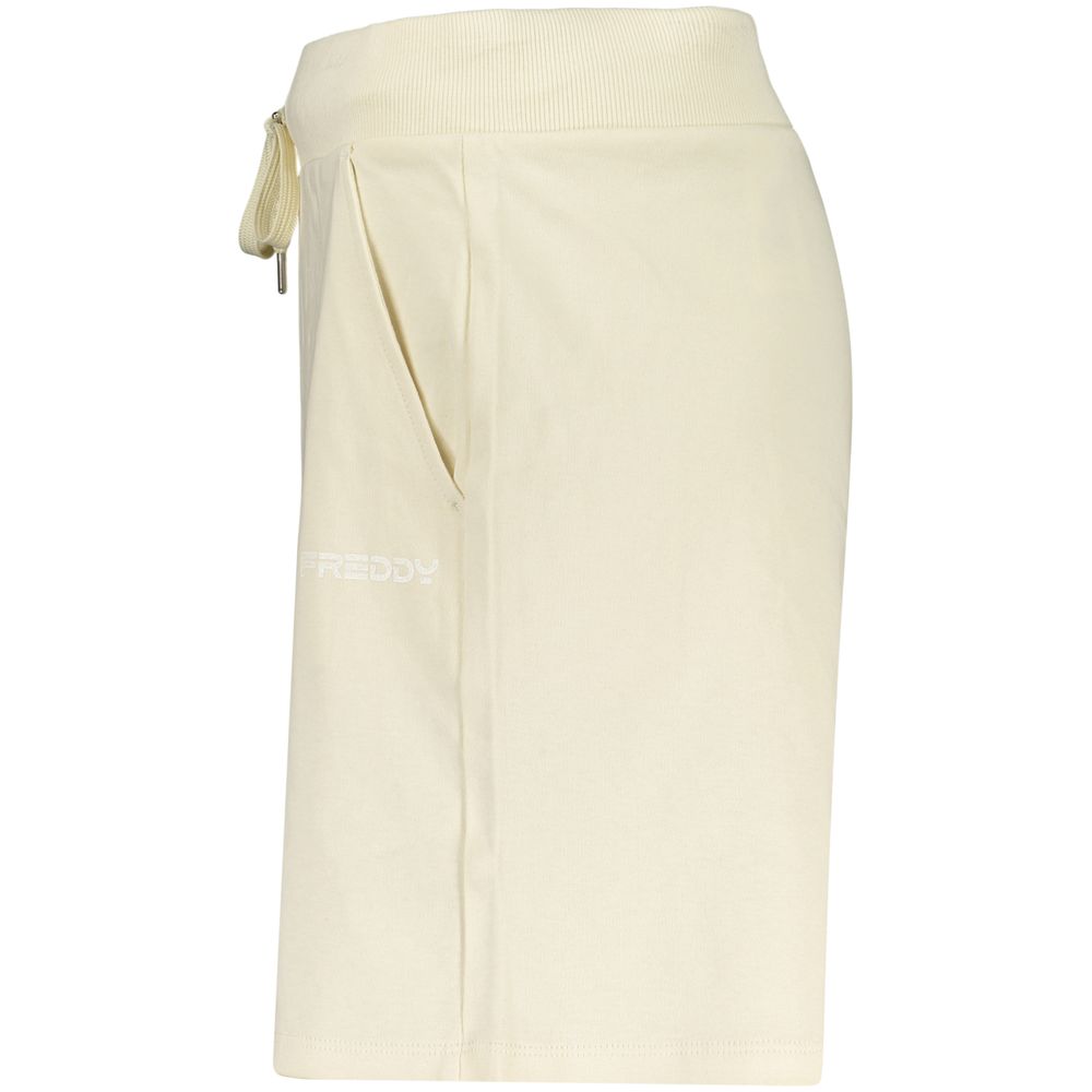 Freddy Beige Cotton Women's Shorts