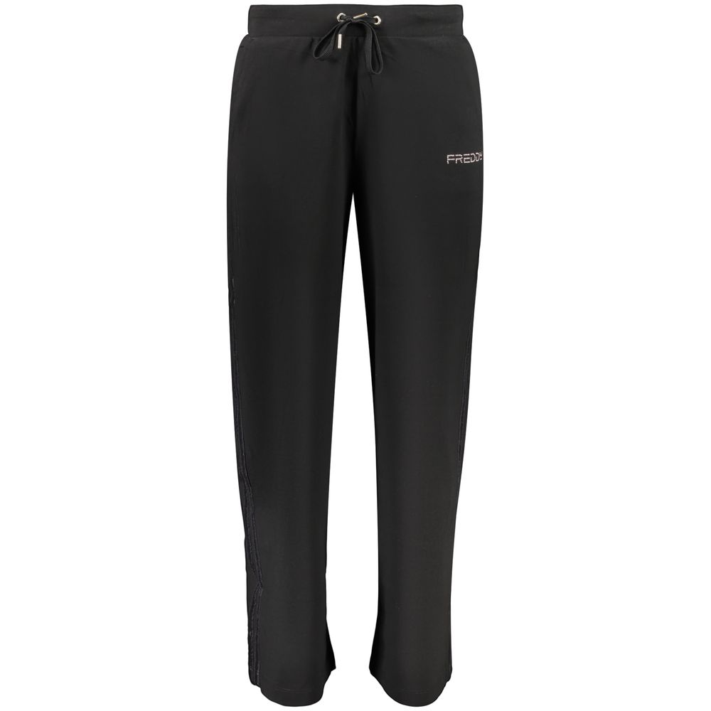 Freddy Black Cotton Women's Trousers