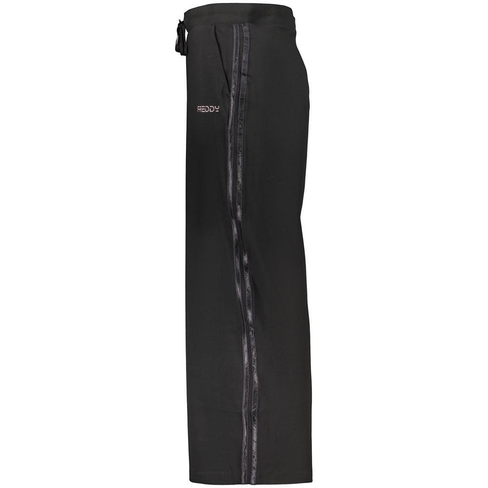 Freddy Black Cotton Women's Trousers Freddy
