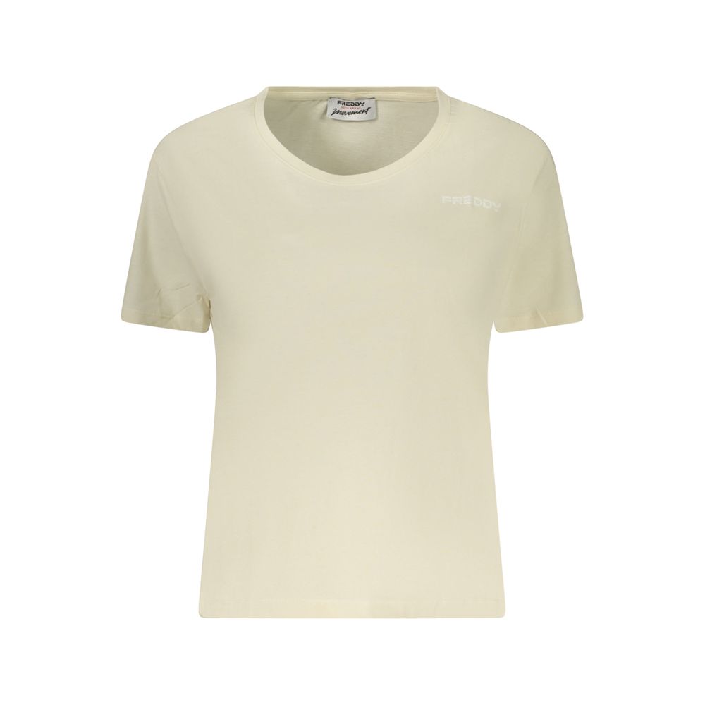 Freddy Beige Cotton Women's T-Shirt