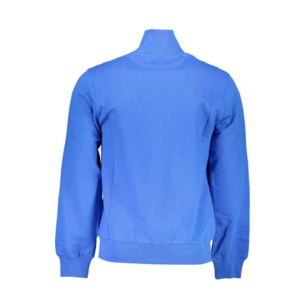 La Martina Blue Cotton Men's Sweatshirt La Martina