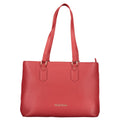 Mario Valentino Rosso Polyurethane Women's Bag With Zip Closure And Compartments