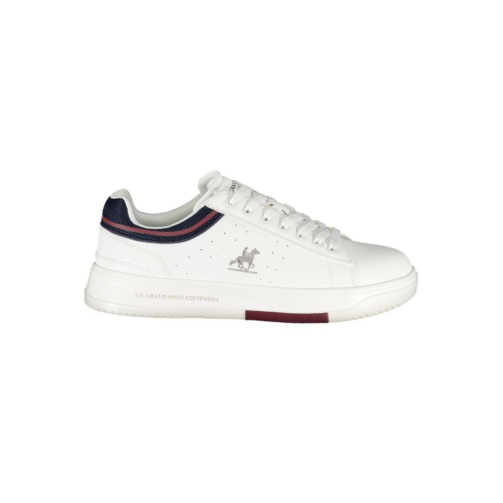 U.S. Grand Polo White Polyurethane Men's Sneaker