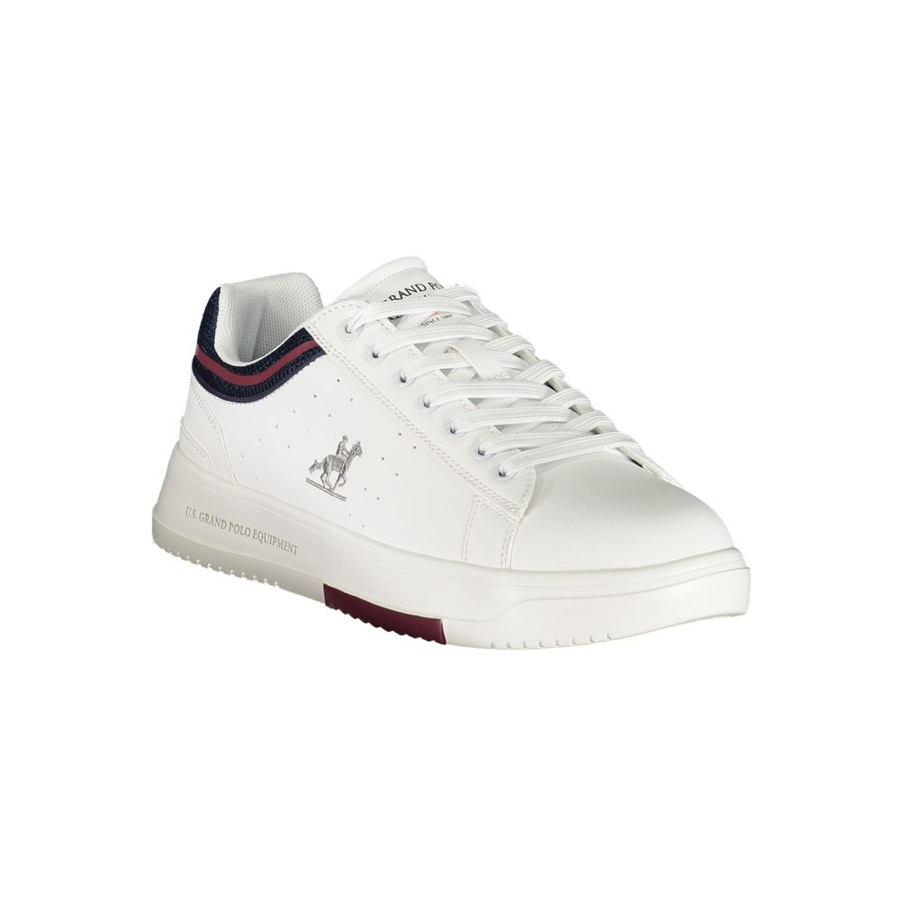 U.S. Grand Polo White Polyurethane Men's Sneaker