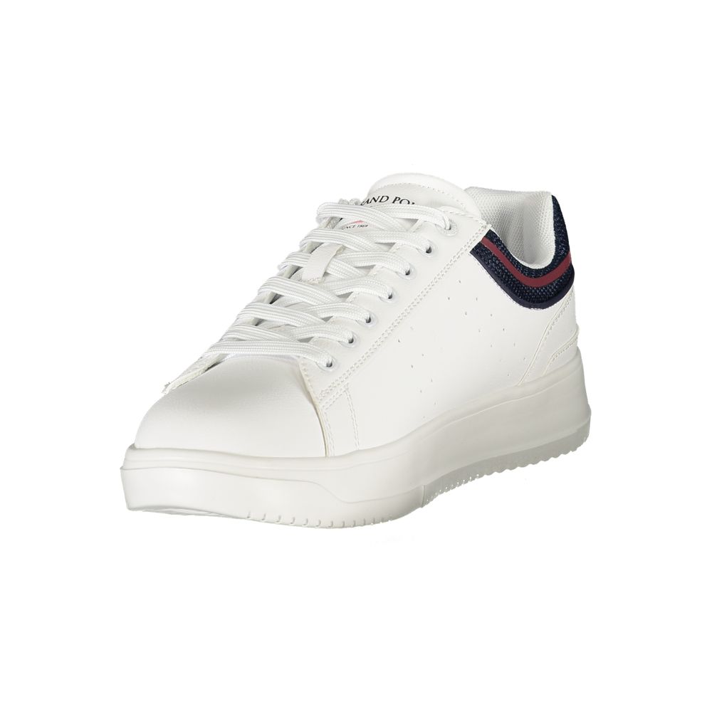 U.S. Grand Polo White Polyurethane Men's Sneaker