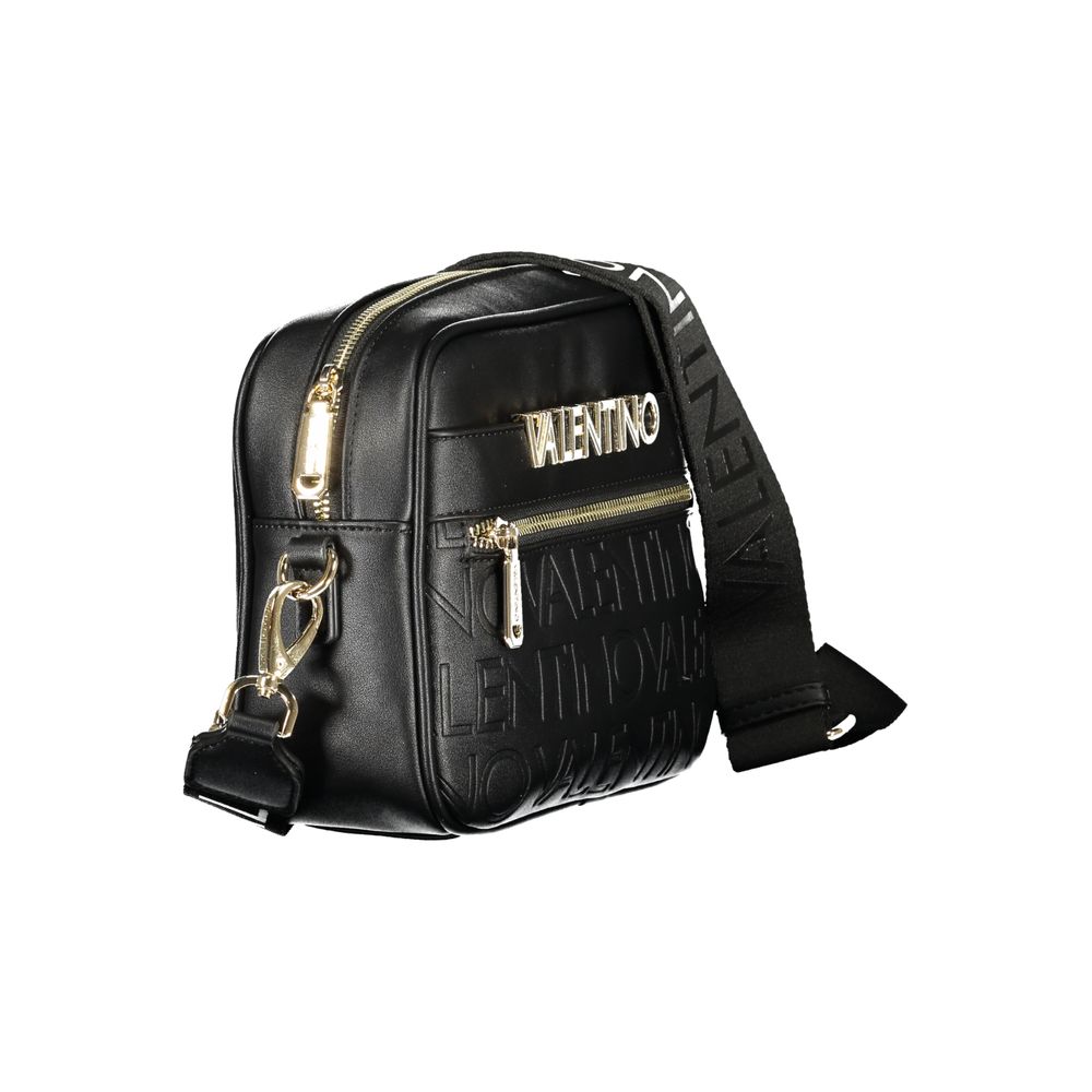 Mario Valentino Black Polyurethane Women's Bag