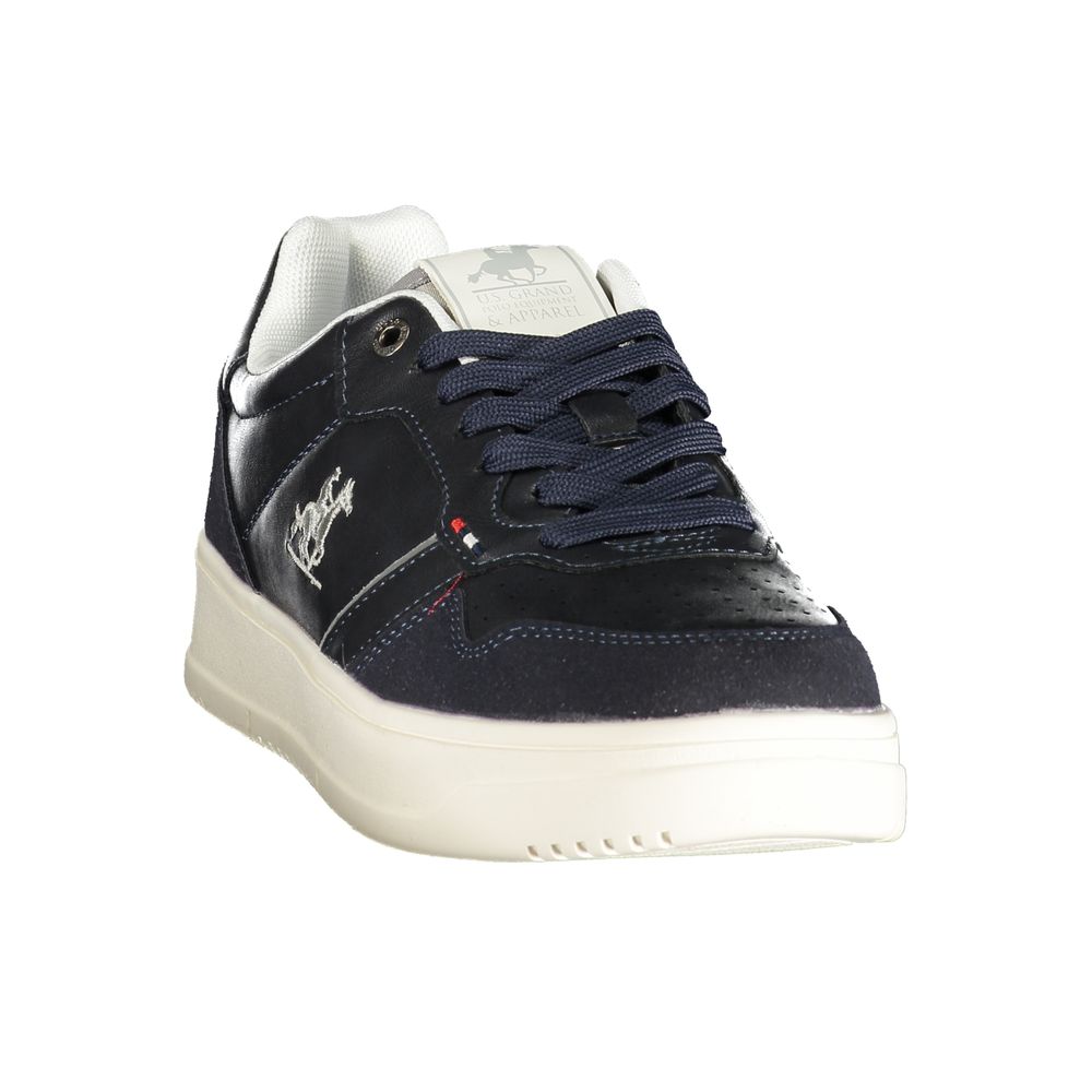 U.S. Grand Polo Blue Polyester Men's Sneaker