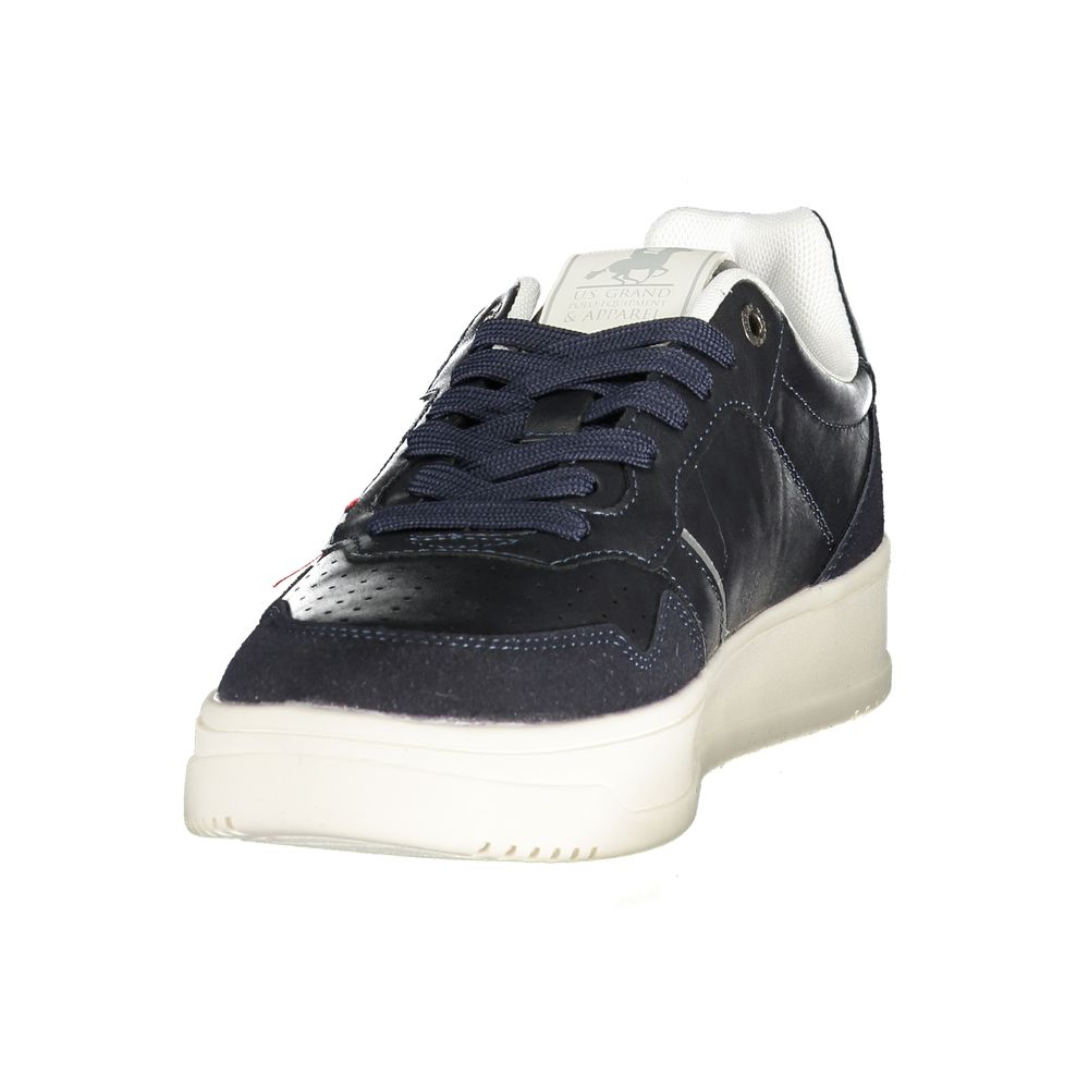 U.S. Grand Polo Blue Polyester Men's Sneaker