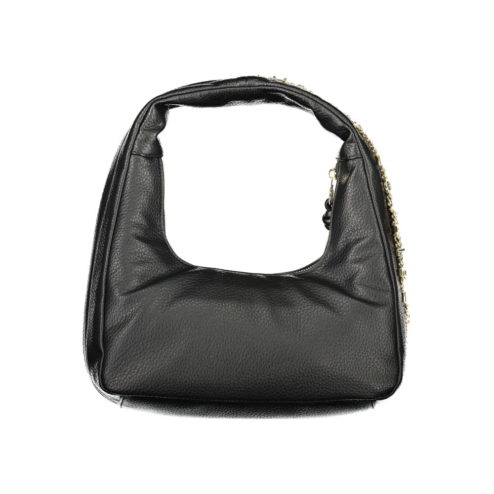 Mario Valentino Black Polyurethane Women's Bag Mario Valentino