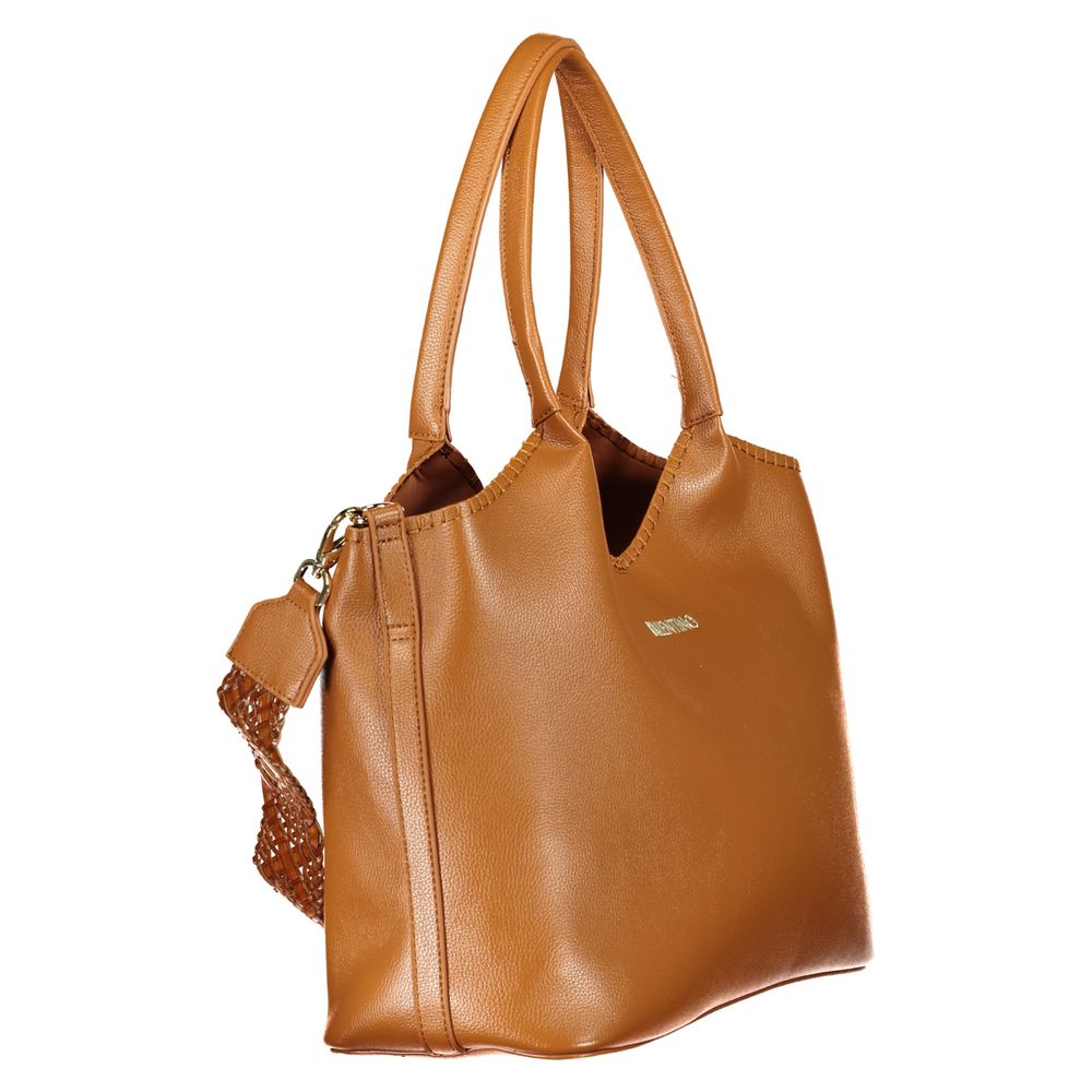 Mario Valentino Brown Polyurethane Women's Bag