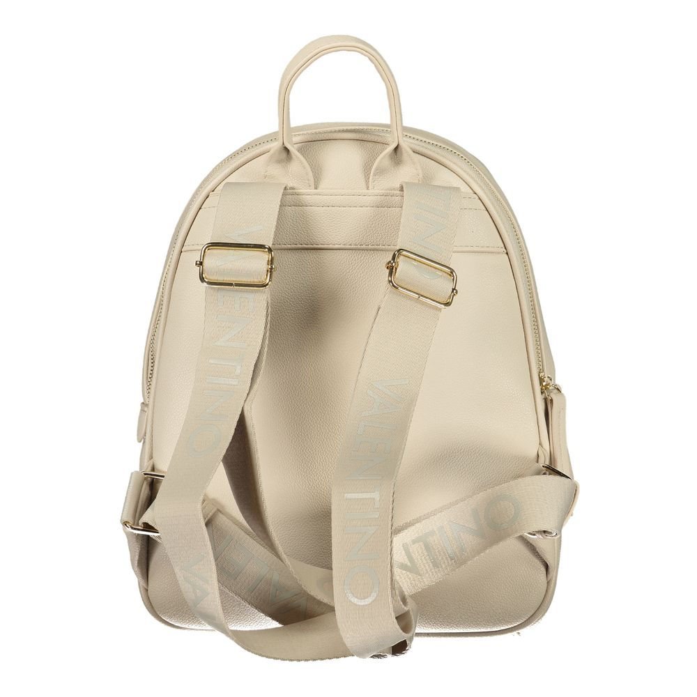 Mario Valentino Beige Polyurethane Women's Backpack