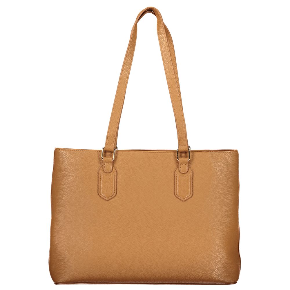 Mario Valentino Brown Polyurethane Women's Bag