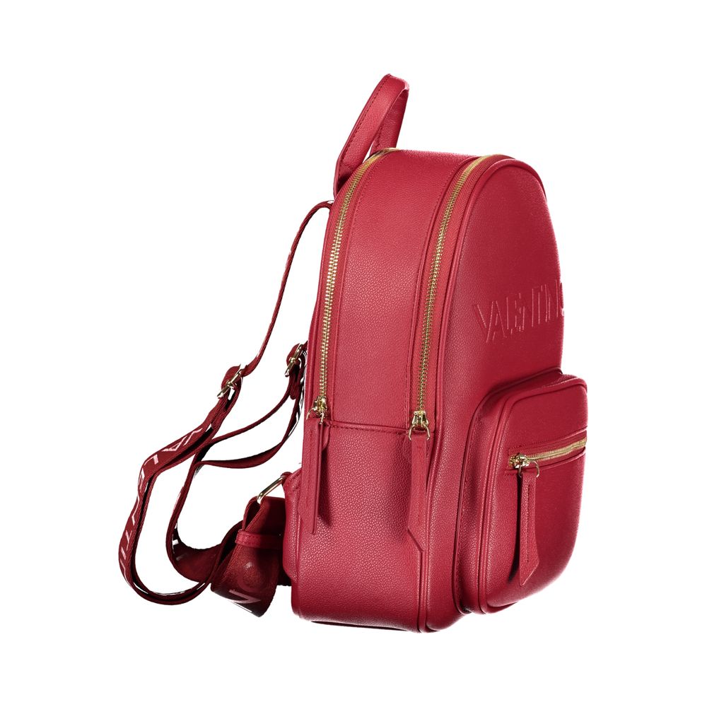 Mario Valentino Rosso Polyurethane Womens Backpack