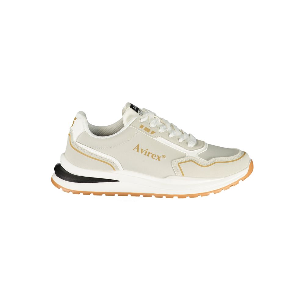 Avirex Gray Polyurethane Men's Sneaker