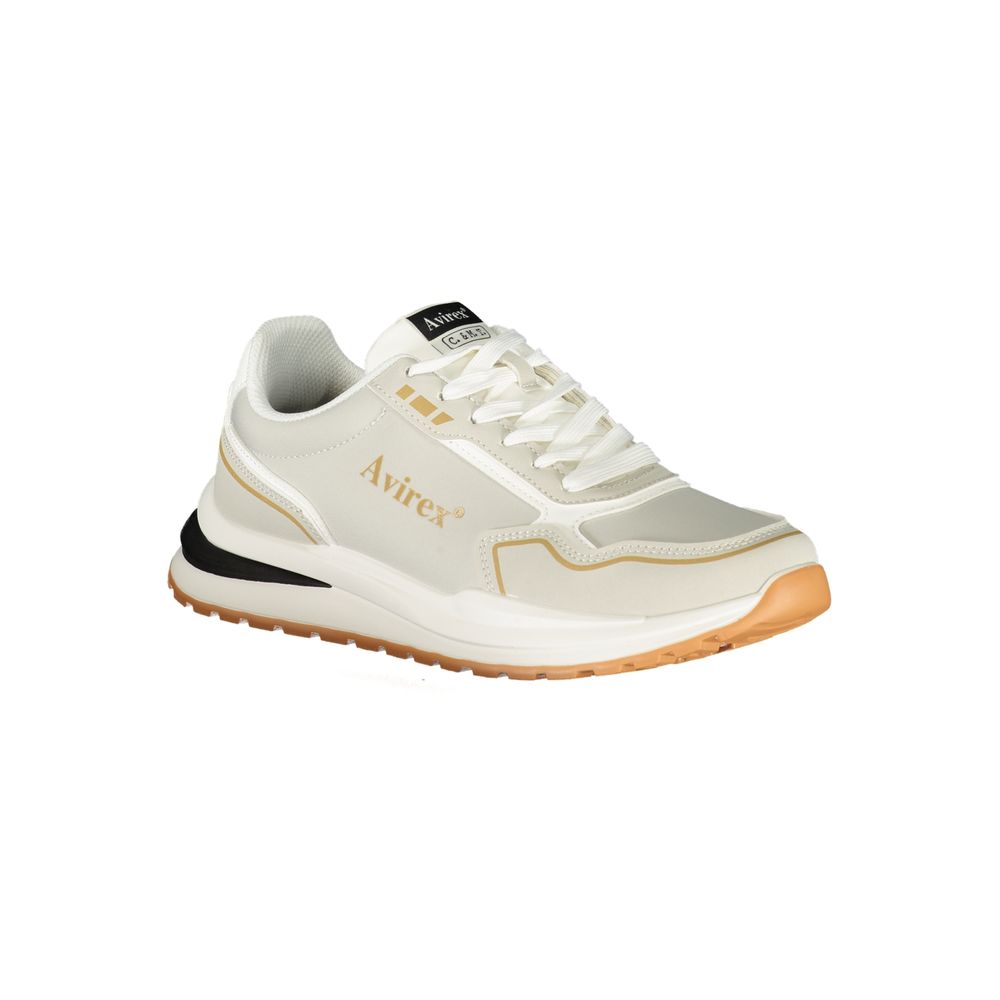 Avirex Gray Polyurethane Men's Sneaker