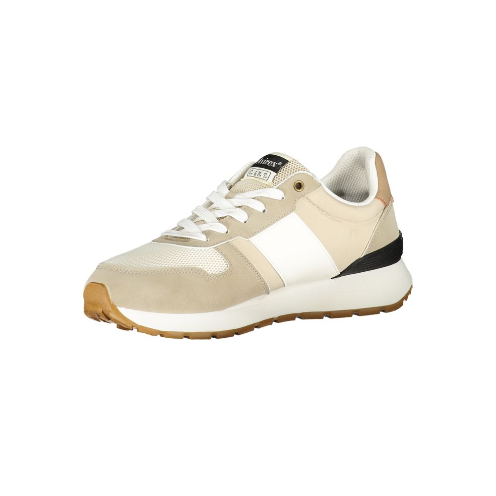 Avirex Beige Polyurethane Mens Sneaker
