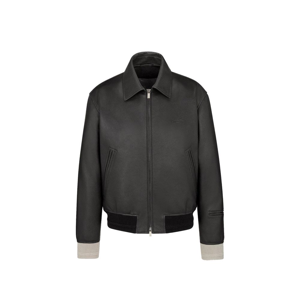 Dior Black Calfskin Leather Jacket Dior