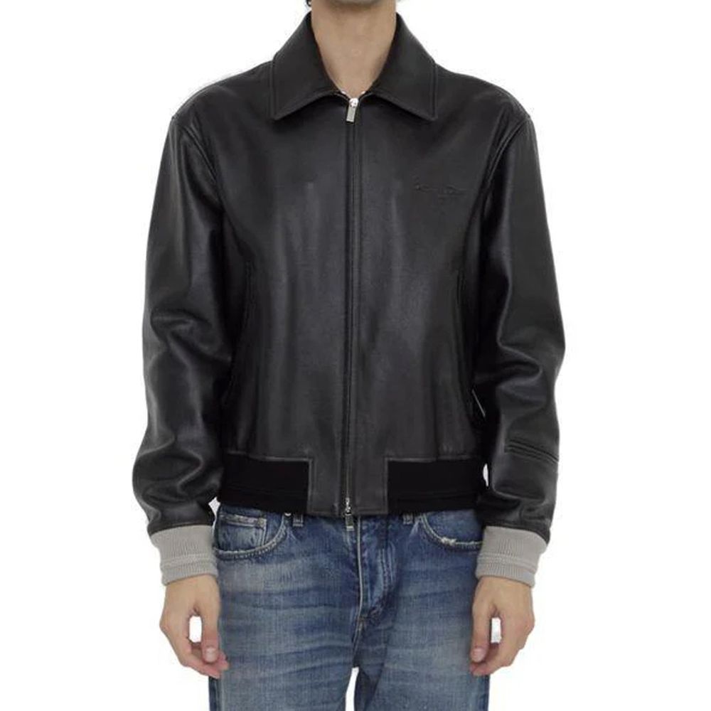 Dior Black Calfskin Leather Jacket Dior