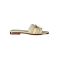 Twinset Beige Leather Women's Sandal Twinset