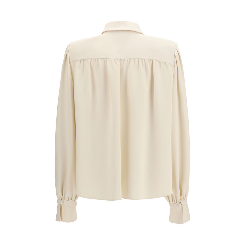 Valentino Garavani Beige Silk Shirt
