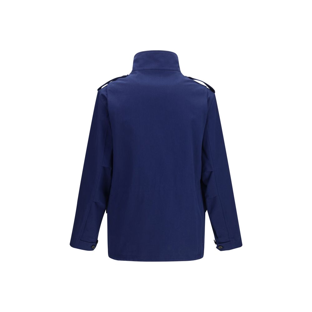 Valentino Garavani Blue Cotton Coat
