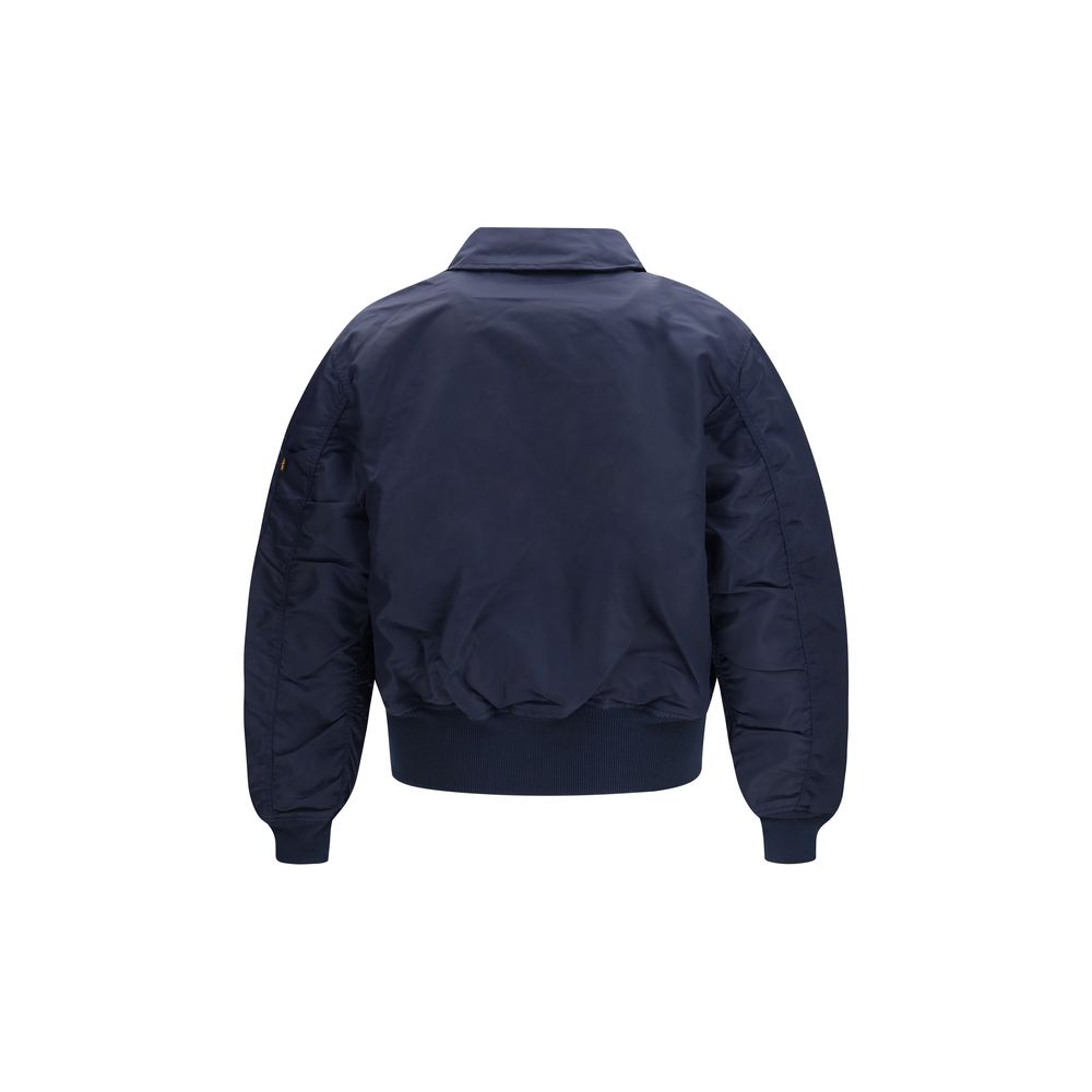 GR10K Blue Nylon Bomber