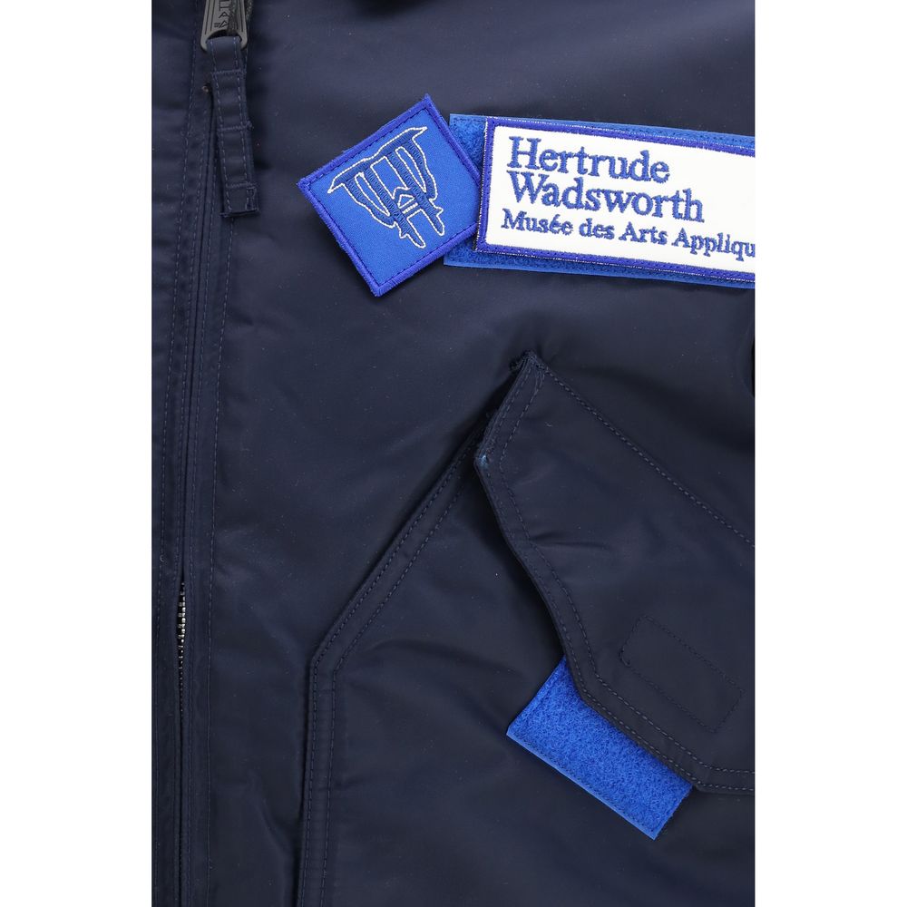 GR10K Blue Nylon Bomber