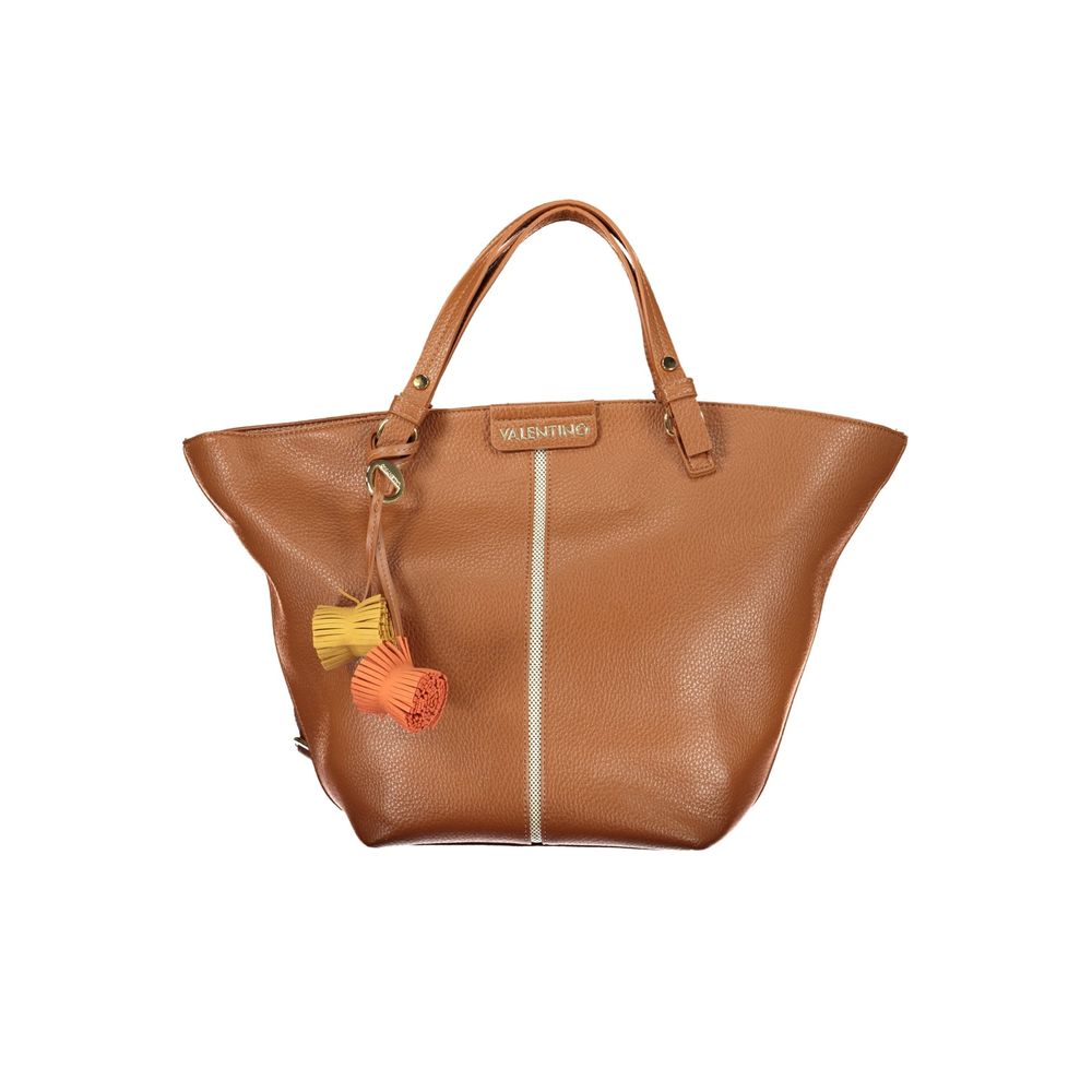 Mario Valentino Brown Polyurethane Women's Bag