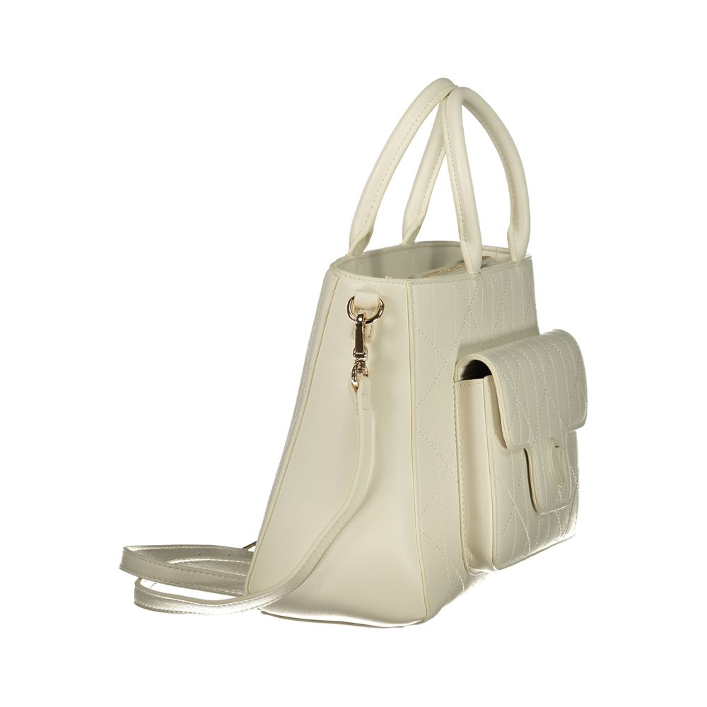 Mario Valentino Bianco Polyurethane Women's Bag